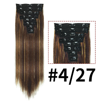 Natural Straight Clip In Human Hair Extension 
Clip Ins Remy Hair For Women. 100% Unprocessed Brazilian Virgin Hair Clip Full Head