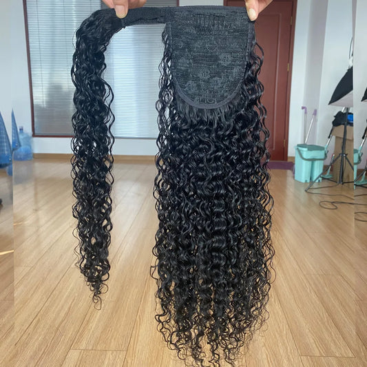 Brazilian Curly Paste Pony Tail Extensions