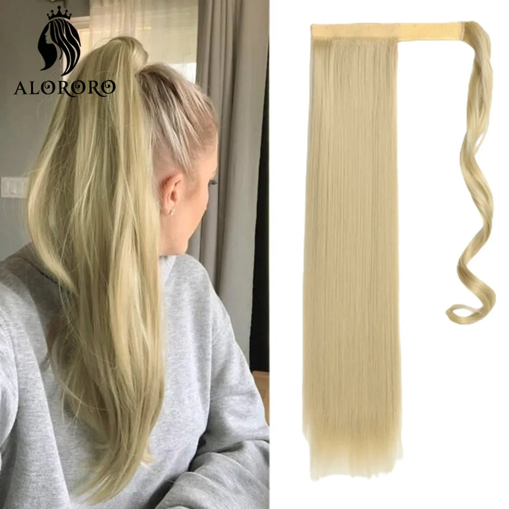 PONYTAILS. Wrap Around Clip In Ponytail Hair Extensions