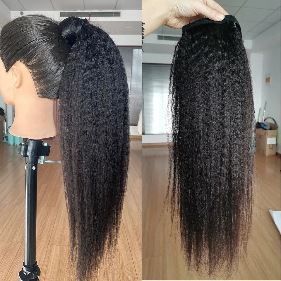 Brazilian Curly Paste Pony Tail Extensions