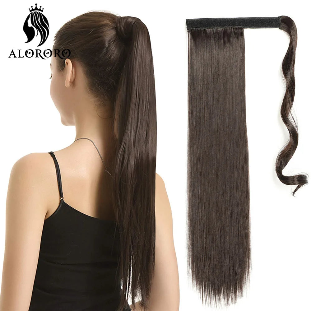 PONYTAILS. Wrap Around Clip In Ponytail Hair Extensions