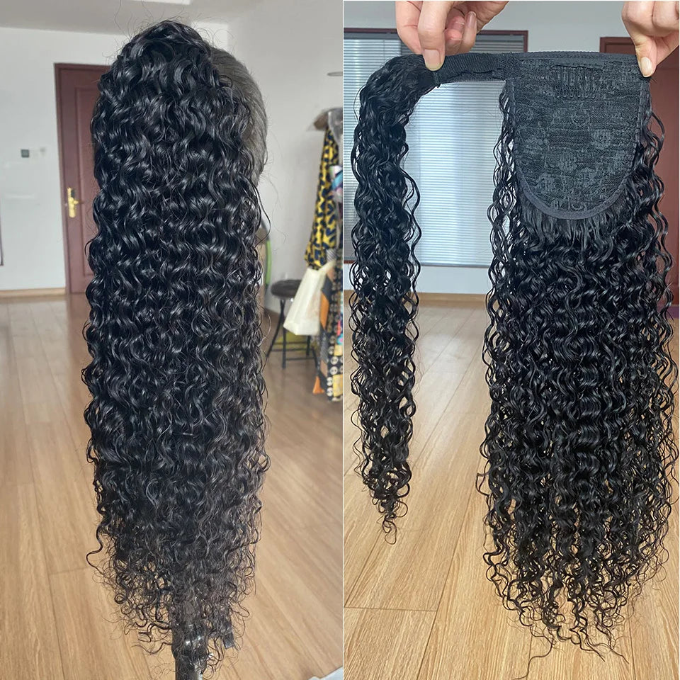 Brazilian Curly Paste Pony Tail Extensions