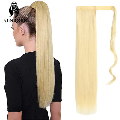 PONYTAILS. Wrap Around Clip In Ponytail Hair Extensions