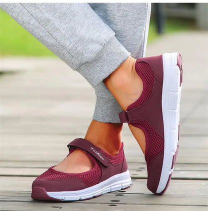 Fashion Breathable 2024 New Women's Sneakers Outdoor Comfortable Women Sneakers Mesh Fabric Ladies Shoes Female Footwear