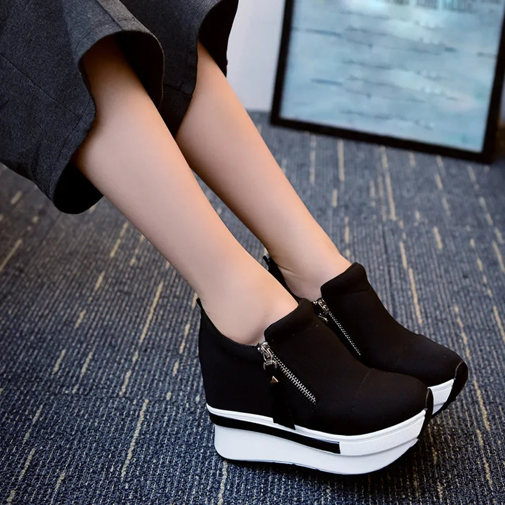 Women Wedges Ankle Boots