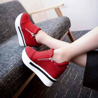 Women Wedges Ankle Boots