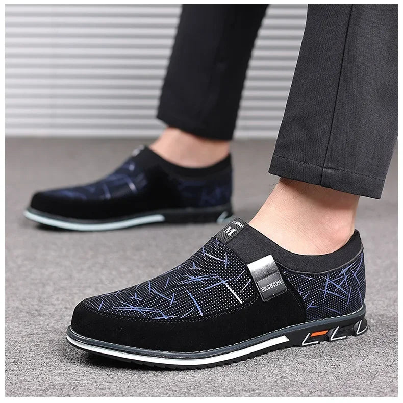 Black Casual Shoes for Men 
Classic Leather, Elegant, Mens Stylish Soft-soled Shoes. Business Lace-Up Office Men Shoes