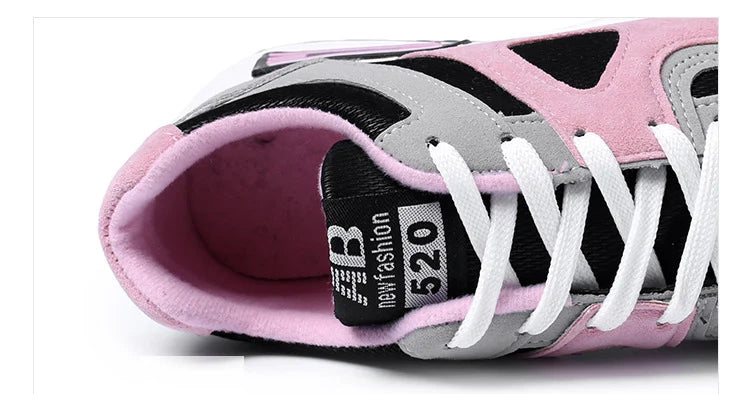 Female Casual Shoes Woman 2022 New Fashion Lace-up Sneakers Women Shoes Flat Breathable Mesh Ladies Shoes Women's Sneakers