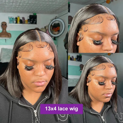 Bob HD Straight 5X5 Glue Less Wig