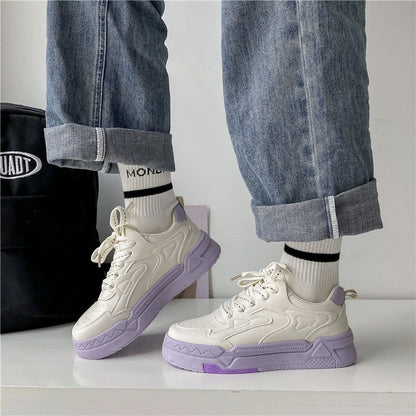 Purple Fashion Casual Woman Sneakers