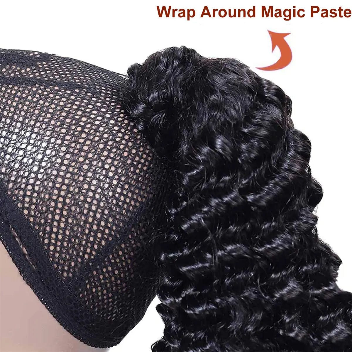 Corn Wave Drawstring Ponytail Hair Extensions