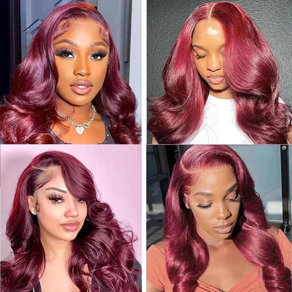 Hair Bundles. Brazilian Red Color Human Hair Bundles