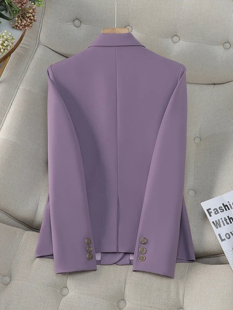 Green Apricot Black Purple Long Sleeve Coat