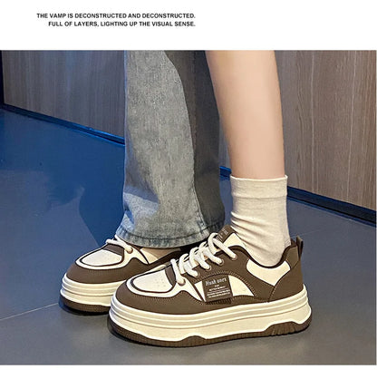 Thick Soled Comfort Vulcanized Shoes