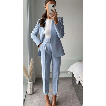 Summer Casual Basic Simple Pants Sets Two Piece