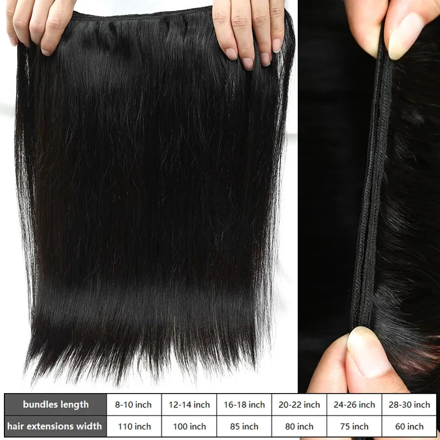 Human Hair Bundles. Bone Straight Human Hair Bundles