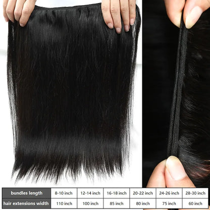 Human Hair Bundles. Bone Straight Human Hair Bundles