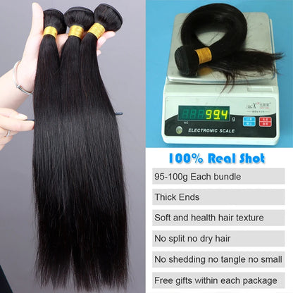 Human Hair Bundles. Bone Straight Human Hair Bundles