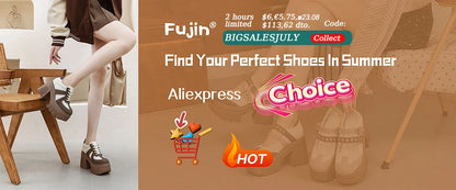 Fujin 7cm Genuine Leather Women Casual Shoes 7cm Platform Wedge Female Women Fashion Sneakers Chunky Spring Autumn Shoes Summer