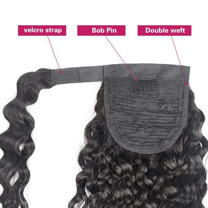 Kinky Tail Clip In Hair Extensions