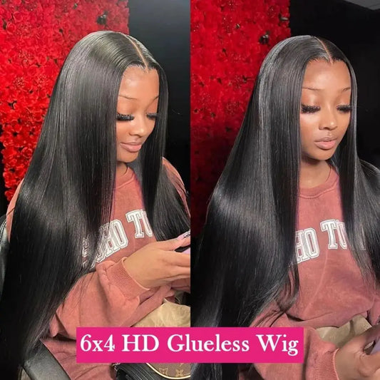 Straight Brazilian Human Hair Frontal Wigs