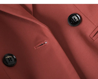 Red Coffee Apricot Ladies Jacket