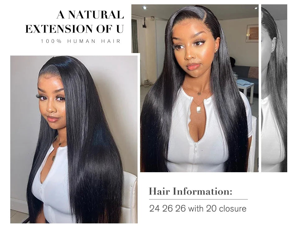 Human Hair Bundles. Bone Straight Human Hair Bundles