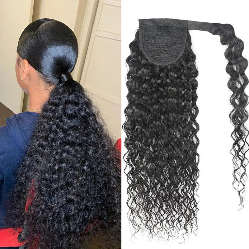 Kinky Tail Clip In Hair Extensions