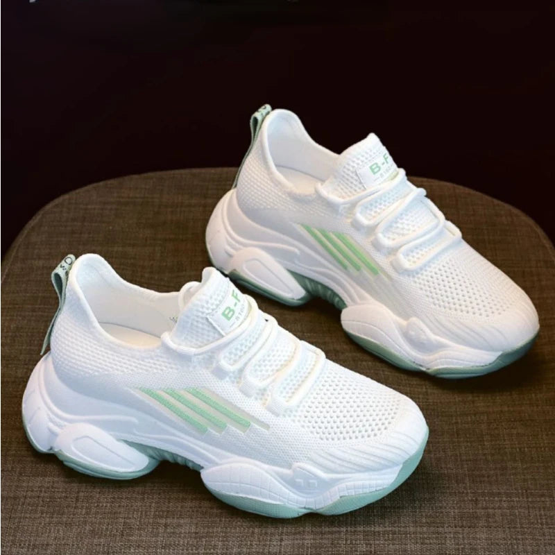 Women Fashion Sneakers 2023 Spring Summer New Comfortable Running Shoes Female Platform Tenis Sneakers Lightweight Casual Shoes