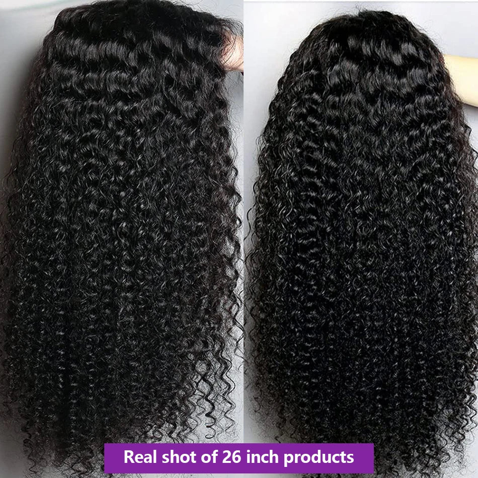 250 Density 13x6 HD Water Curly Glue less Lace Frontal