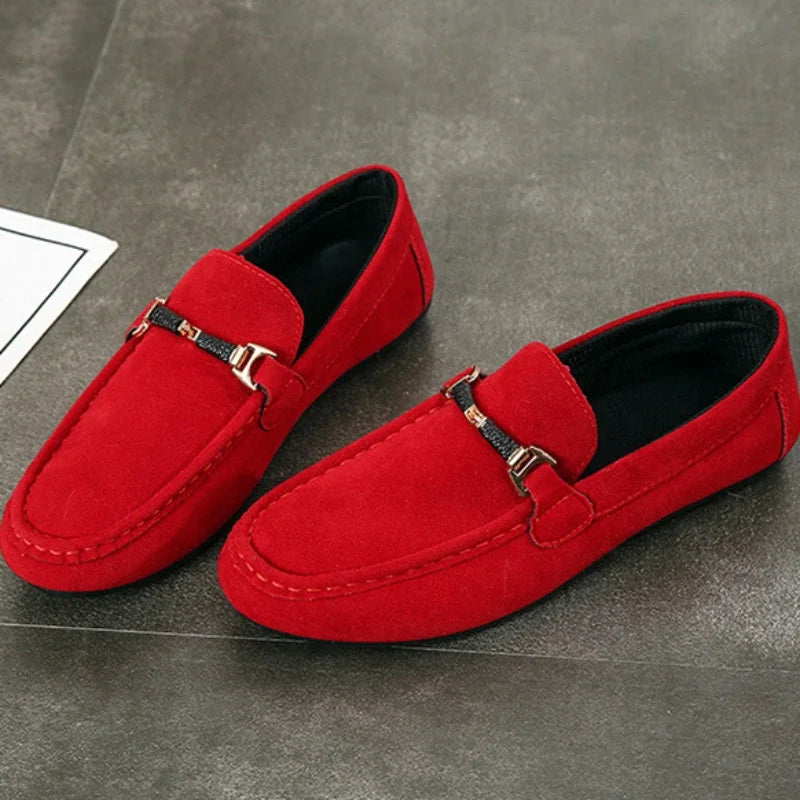 High Quality Slip-on Loafers for Men.
Summer Men Shoes Lightweight Flats Walking Shoes. Suede/Leather Soft Driving Moccasins