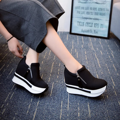 Women Wedges Ankle Boots