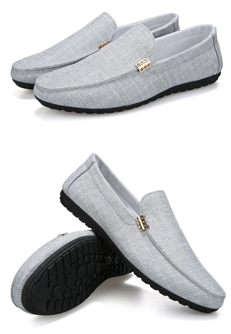 Black Loafers for Men.
Soft Bottom Casual Shoes. Classic Comfort Moccasins Shoes 
Man Flat Driving Shoes Light For Walking.