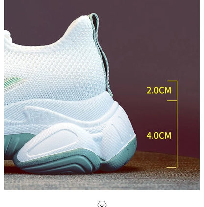 Women Fashion Sneakers 2023 Spring Summer New Comfortable Running Shoes Female Platform Tenis Sneakers Lightweight Casual Shoes