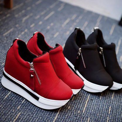 Women Wedges Ankle Boots