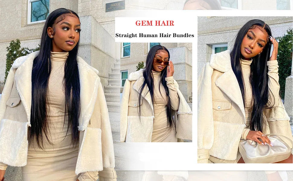 Hair Bundles. Peruvian 100% Human Hair, Straight Bundles