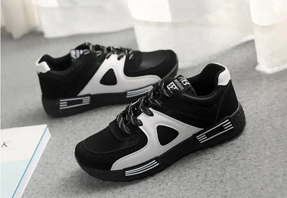 Female Casual Shoes Woman 2022 New Fashion Lace-up Sneakers Women Shoes Flat Breathable Mesh Ladies Shoes Women's Sneakers