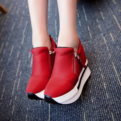 Women Wedges Ankle Boots