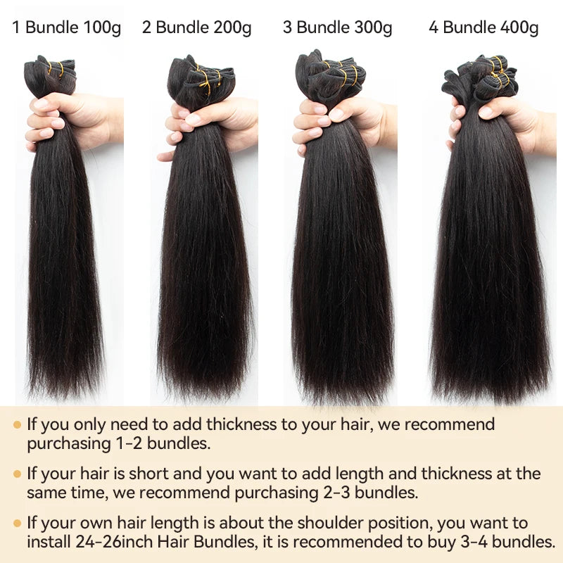 Human Hair Light Bundles