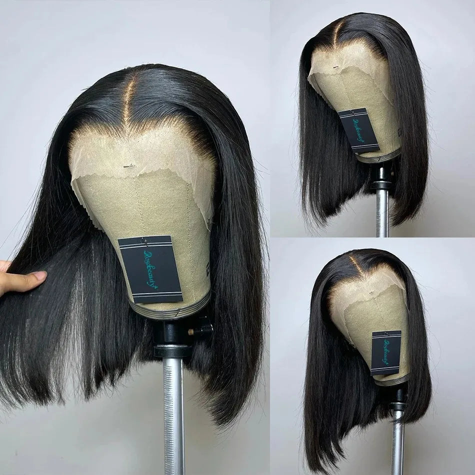 Bob HD Straight 5X5 Glue Less Wig