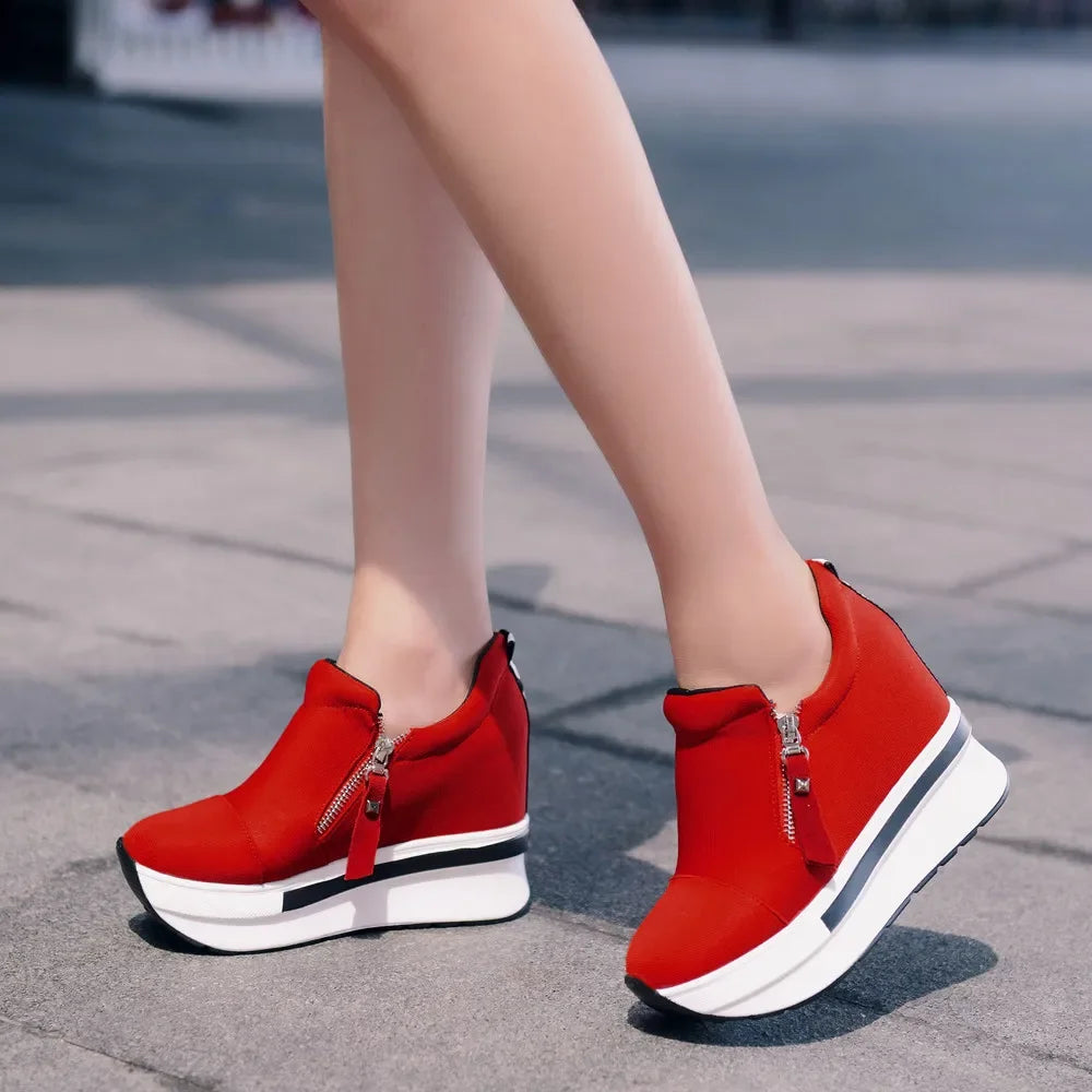 Women Wedges Ankle Boots