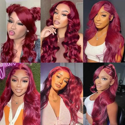 Hair Bundles. Brazilian Red Color Human Hair Bundles