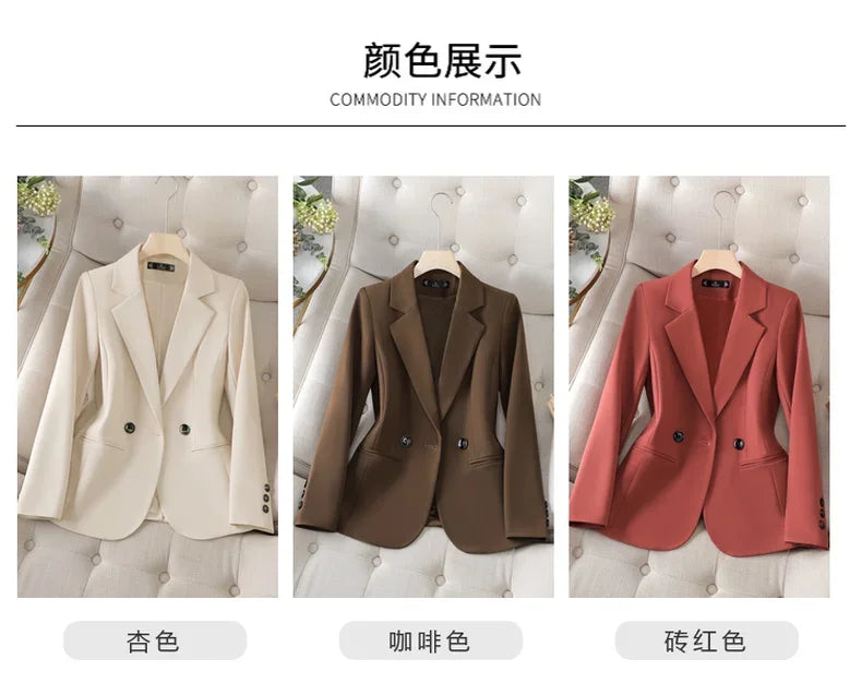 Red Coffee Apricot Ladies Jacket