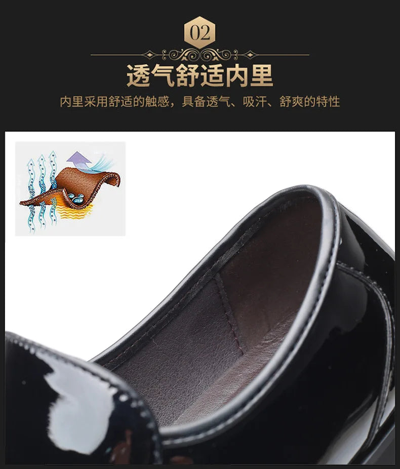 Men Shoe Men LeatherFormall Shoe 
Business Trendy Men Dress Shoe Sapato Social Masculino Chaussure Hommes