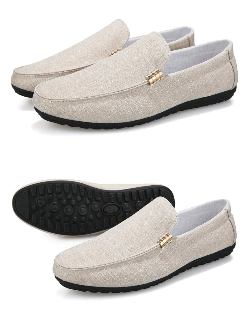 Black Loafers for Men.
Soft Bottom Casual Shoes. Classic Comfort Moccasins Shoes 
Man Flat Driving Shoes Light For Walking.