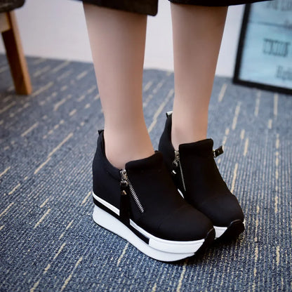 Women Wedges Ankle Boots