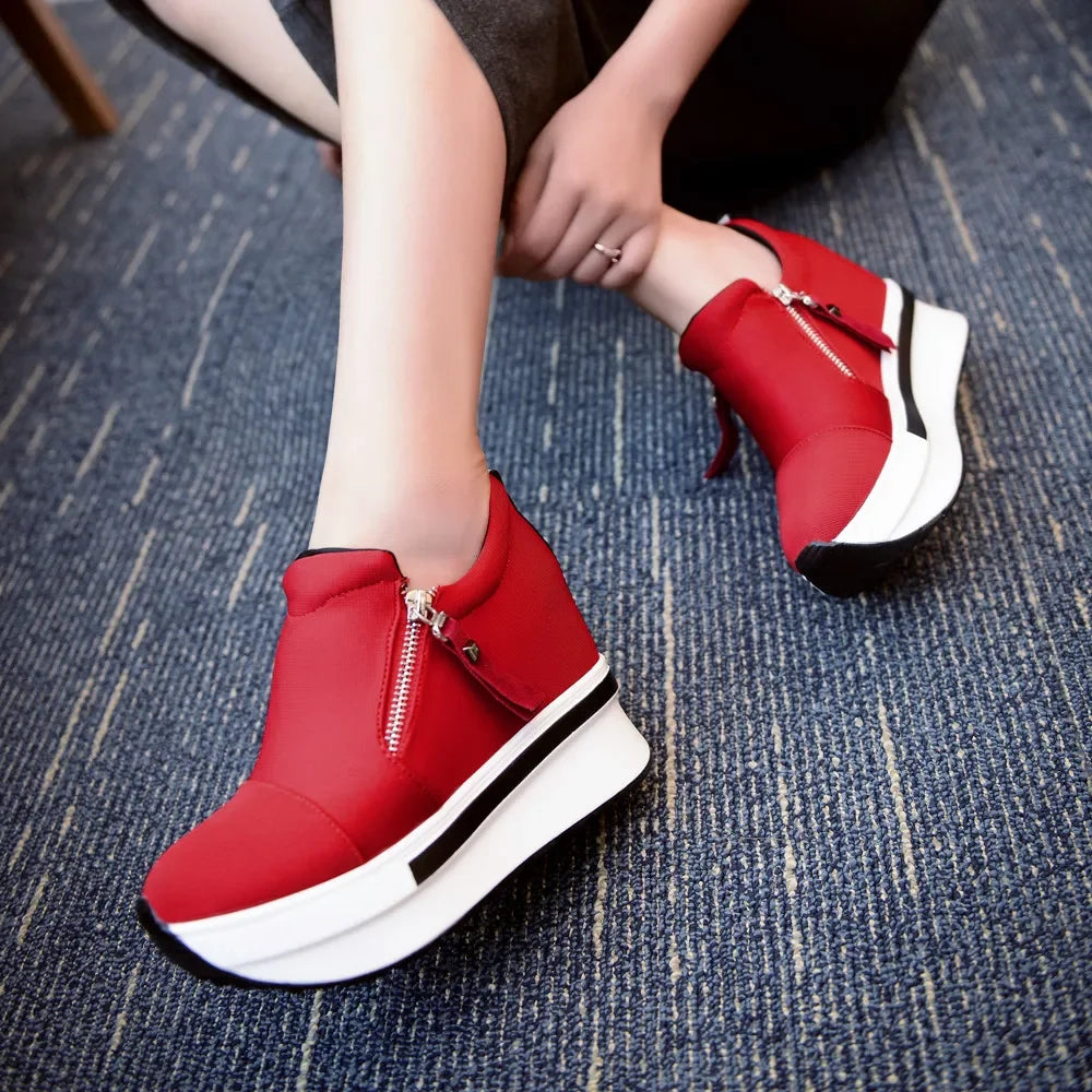 Women Wedges Ankle Boots