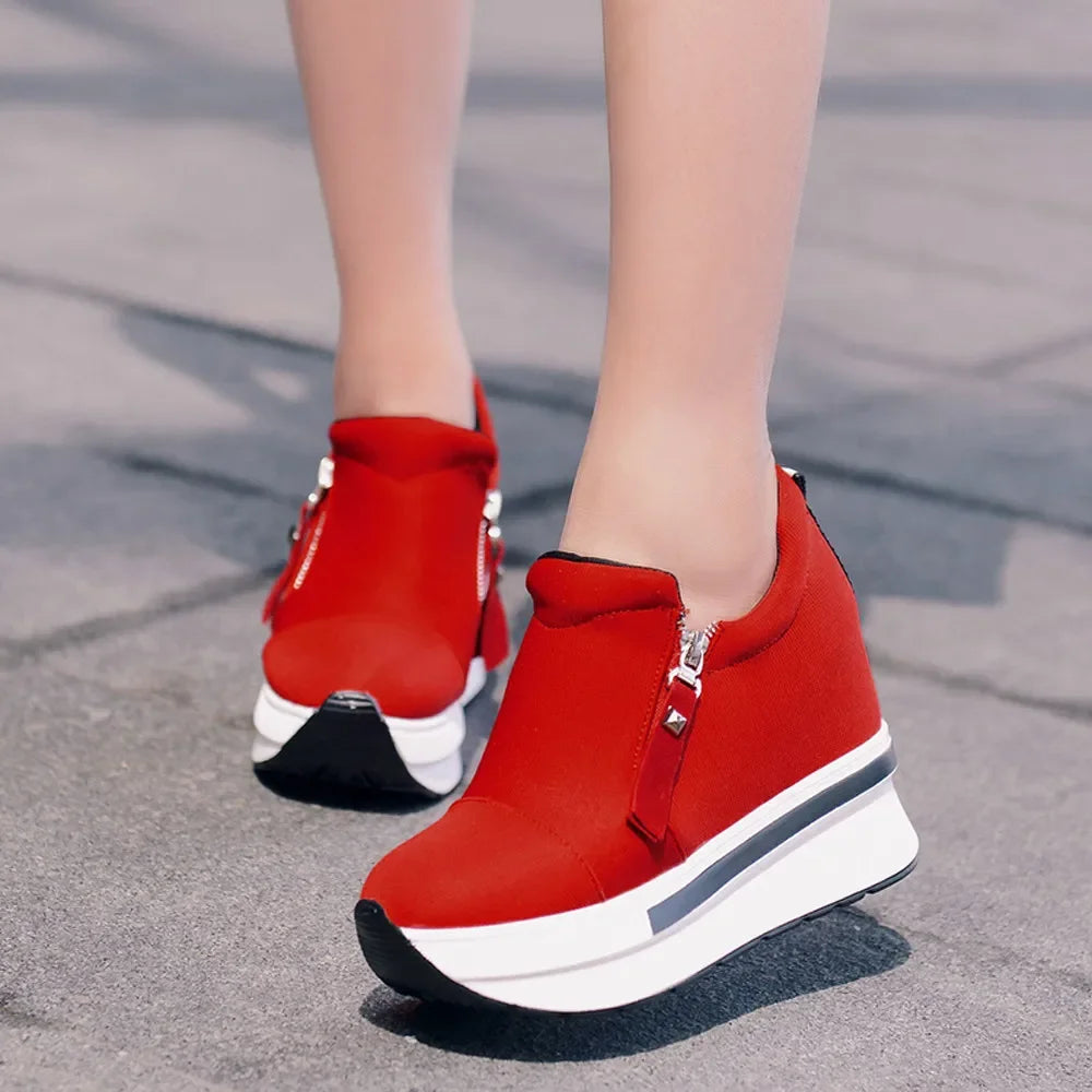 Women Wedges Ankle Boots