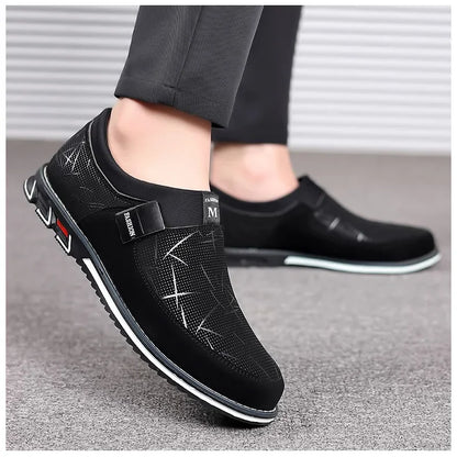 Black Casual Shoes for Men 
Classic Leather, Elegant, Mens Stylish Soft-soled Shoes. Business Lace-Up Office Men Shoes