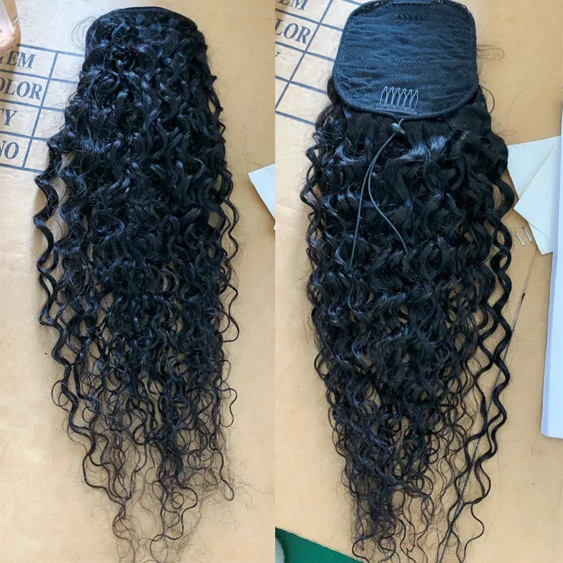 Kinky Tail Clip In Hair Extensions